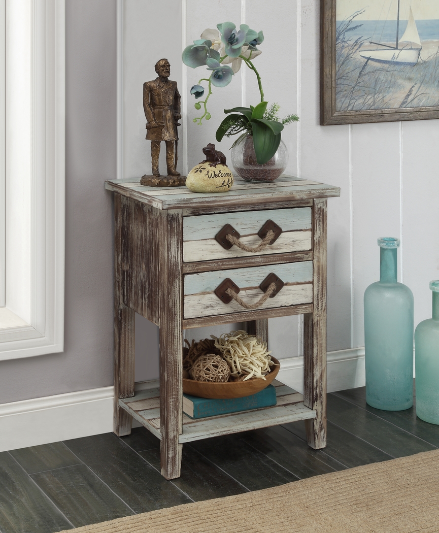 Longboat Key Blue Accent Table - Thumbnail - Image 3