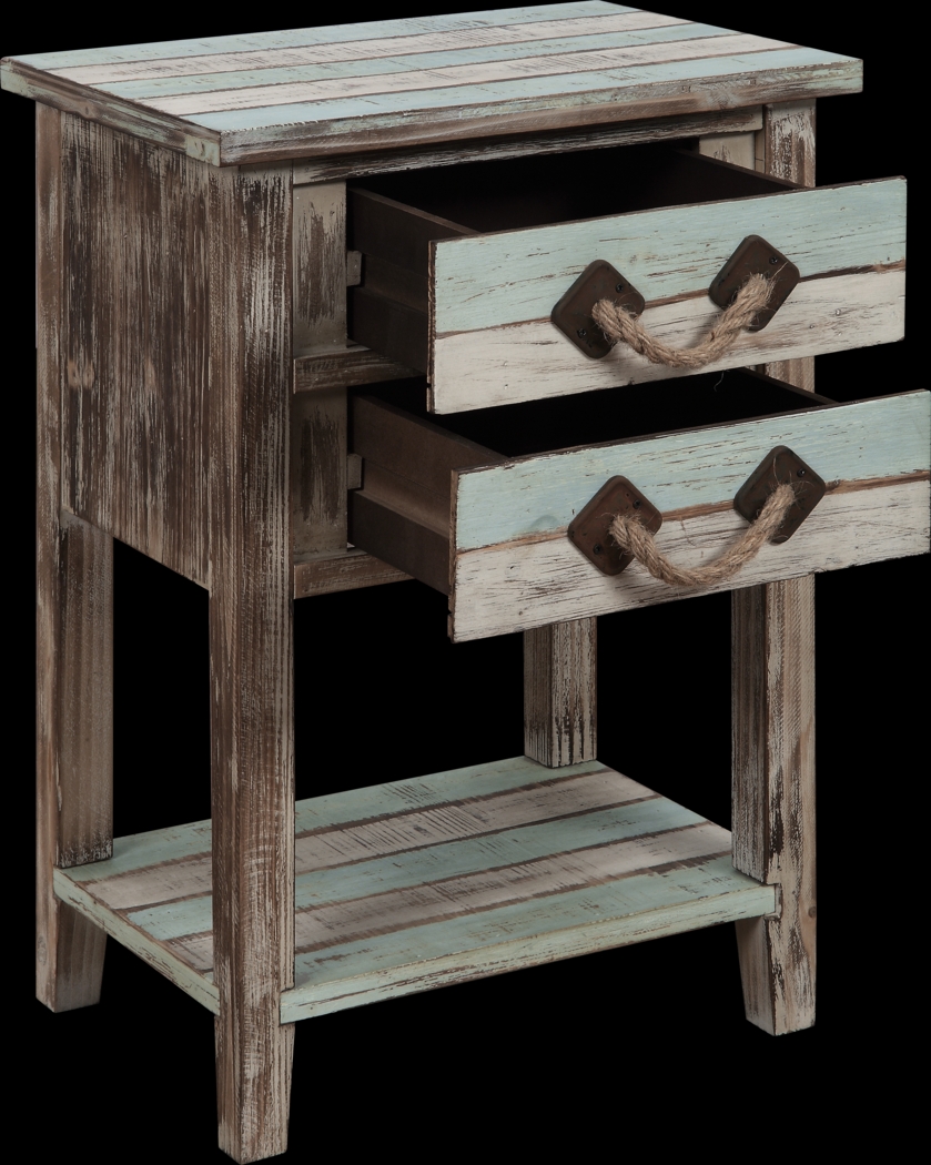 Longboat Key Blue Accent Table - Thumbnail - Image 4