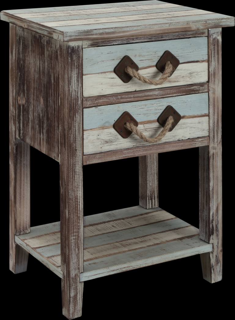 Longboat Key Blue Accent Table - Thumbnail - Image 1