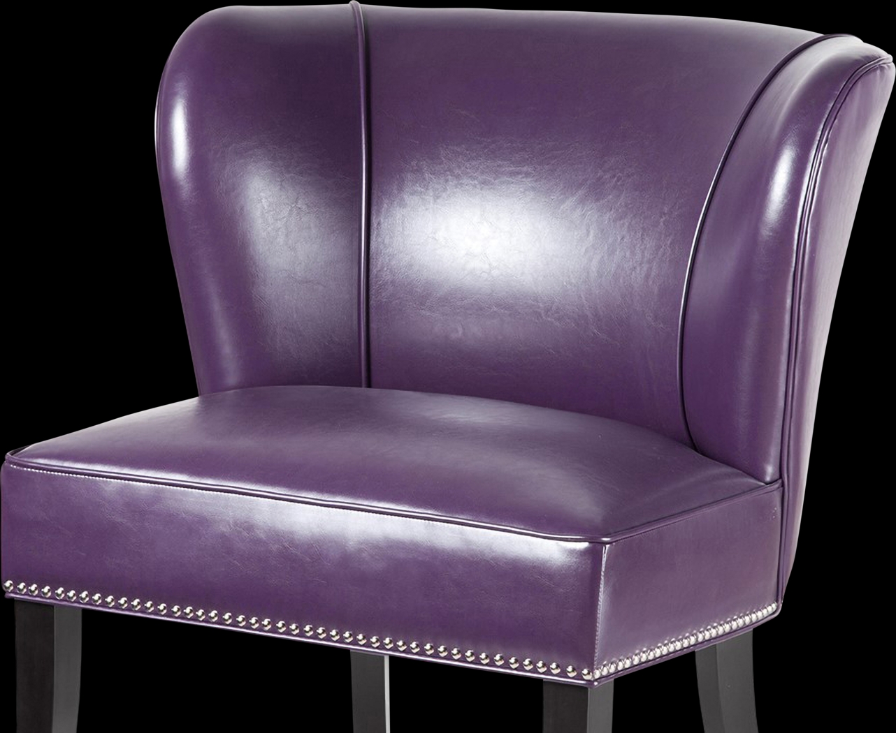 Longcope Purple Accent Chair - Thumbnail - Image 4