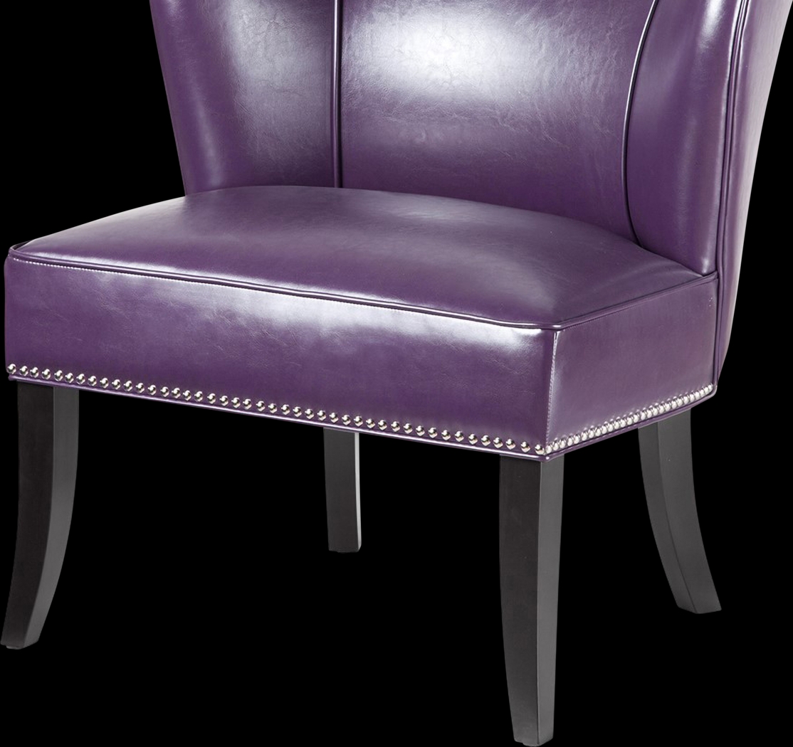 Longcope Purple Accent Chair - Thumbnail - Image 5