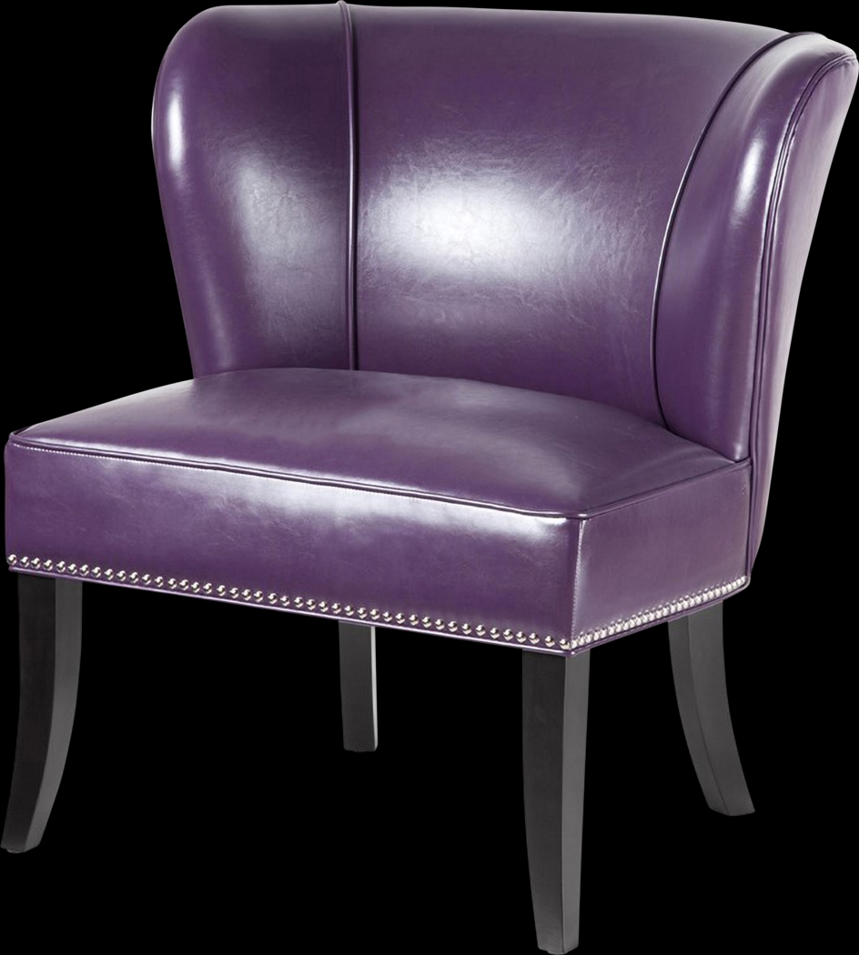 Longcope Purple Accent Chair - Thumbnail - Image 1