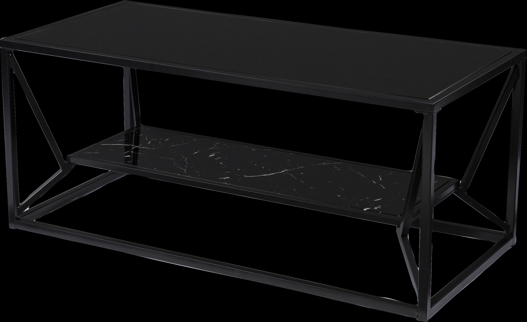 Longspur Black Cocktail Table - Thumbnail - Image 1