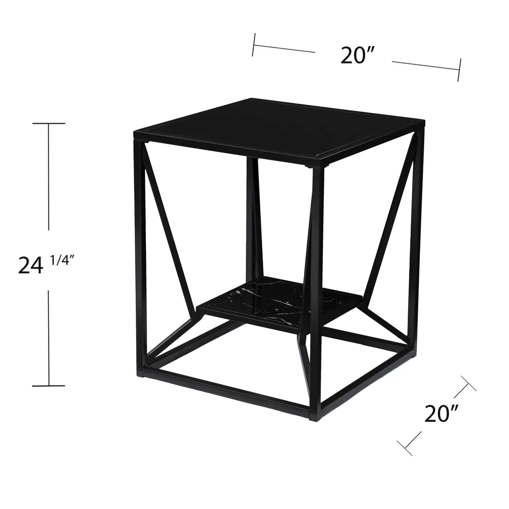 Longspur Black End Table - Image 5