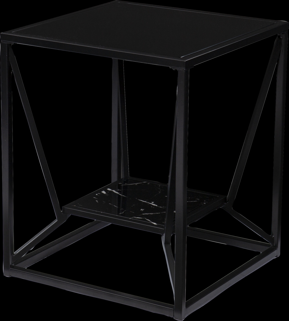 Longspur Black End Table - Thumbnail - Image 1