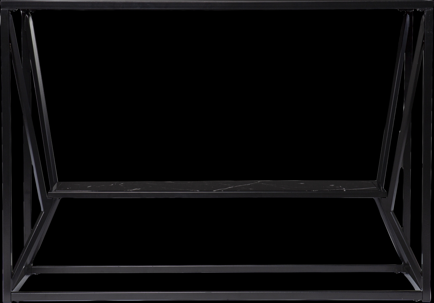 Longspur Black Sofa Table - Thumbnail - Image 2