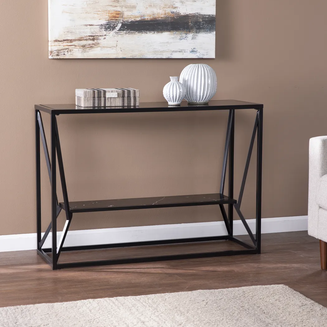 Longspur Black Sofa Table - Image 5