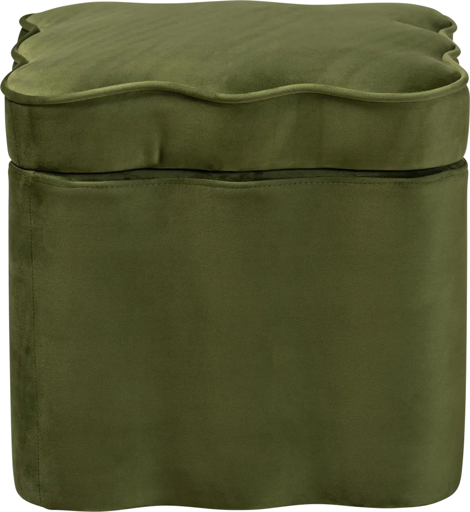 Lonice Green Ottoman - Thumbnail - Image 5