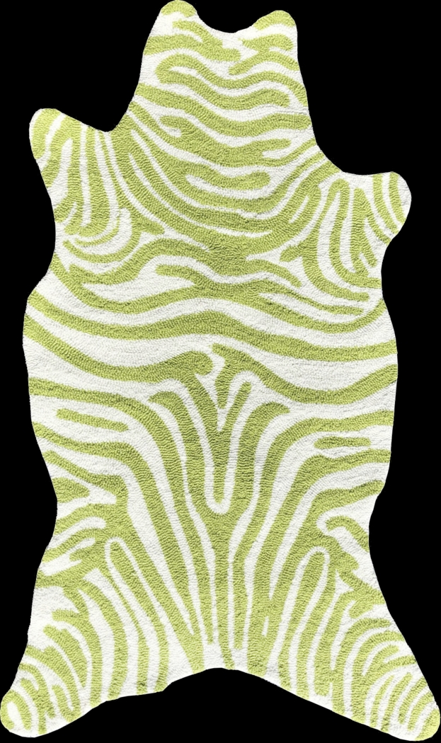 Kids Lonlu Lime 3' x 5' Rug - Thumbnail - Image 1