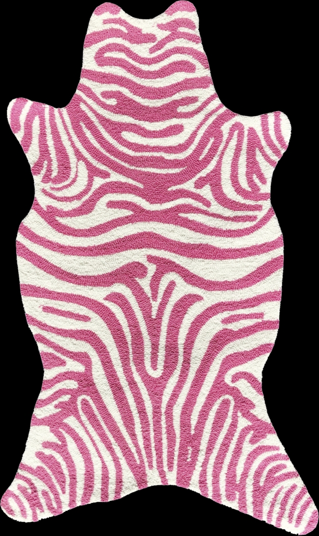 Kids Lonlu Pink 3' x 5' Rug - Thumbnail - Image 1