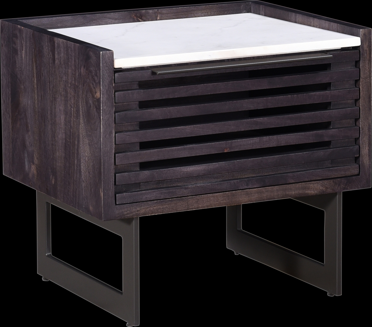 Lonnecker Gray Nightstand - Thumbnail - Image 1