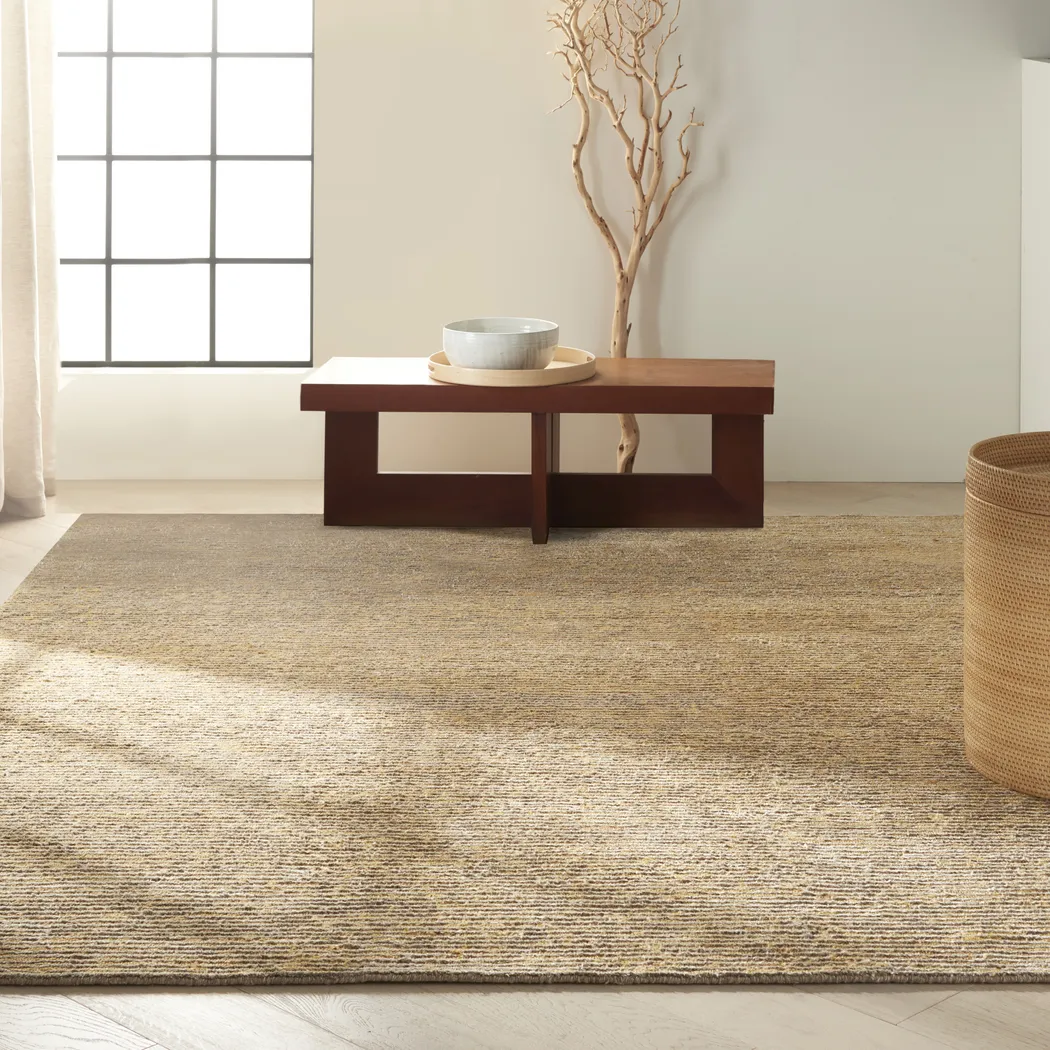 Loomscape Brown 9' x 12' Rug - Thumbnail - Image 2