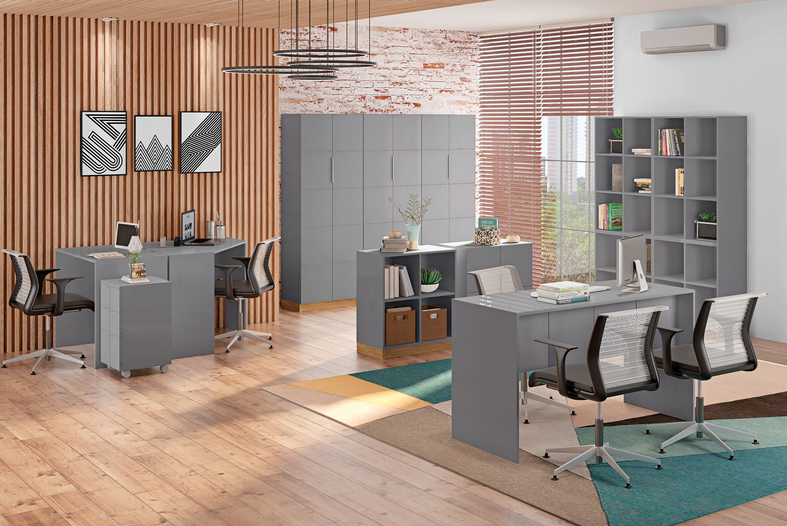 Lopseed Gray Desk - Thumbnail - Image 8