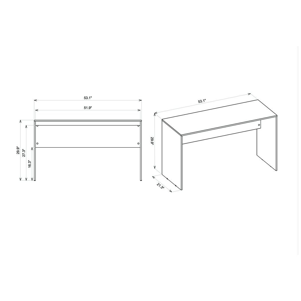 Lopseed Gray Desk - Thumbnail - Image 10