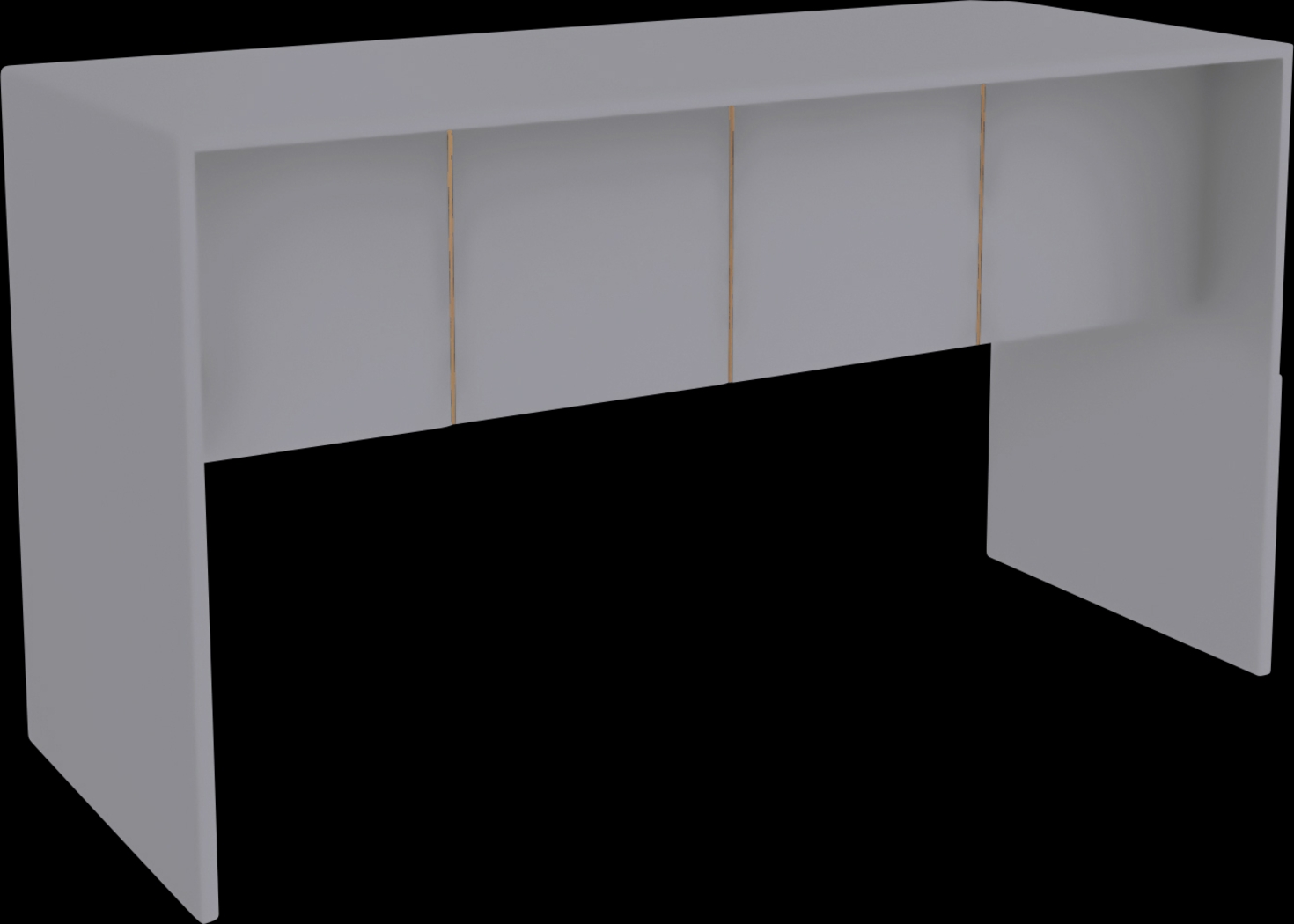 Lopseed Gray Desk - Thumbnail - Image 1