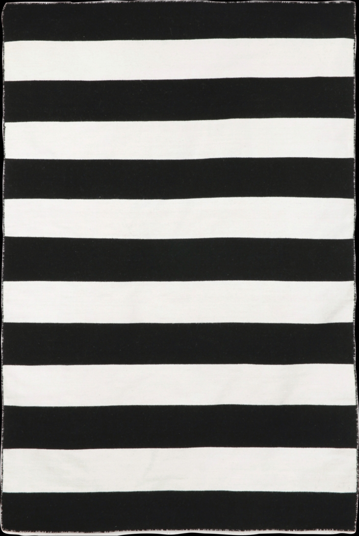 Lorahorn Black 5' x 7'6 Indoor/Outdoor Rug - Thumbnail - Image 1