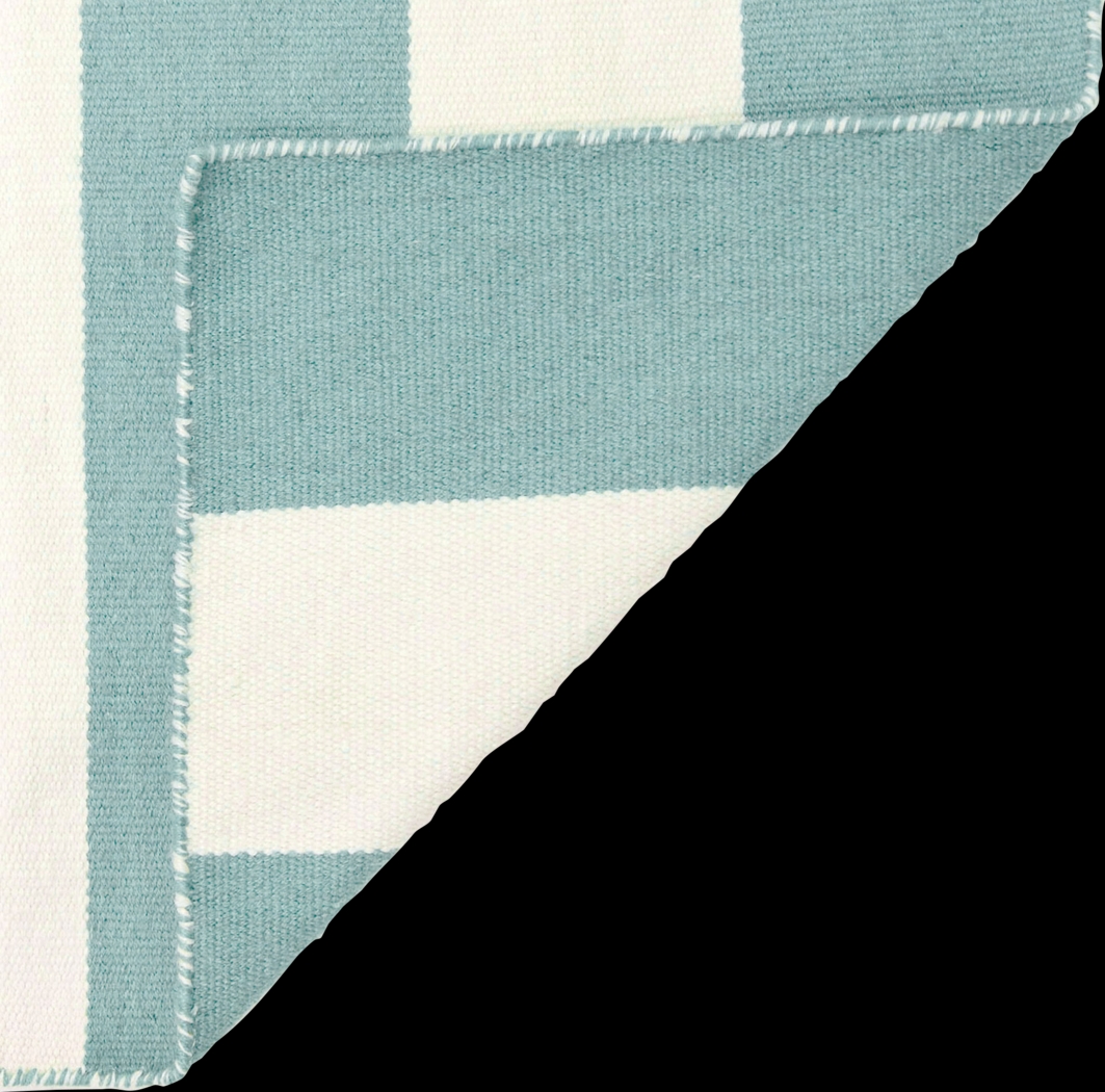 Lorahorn Blue 5' x 7'6 Indoor/Outdoor Rug - Thumbnail - Image 5