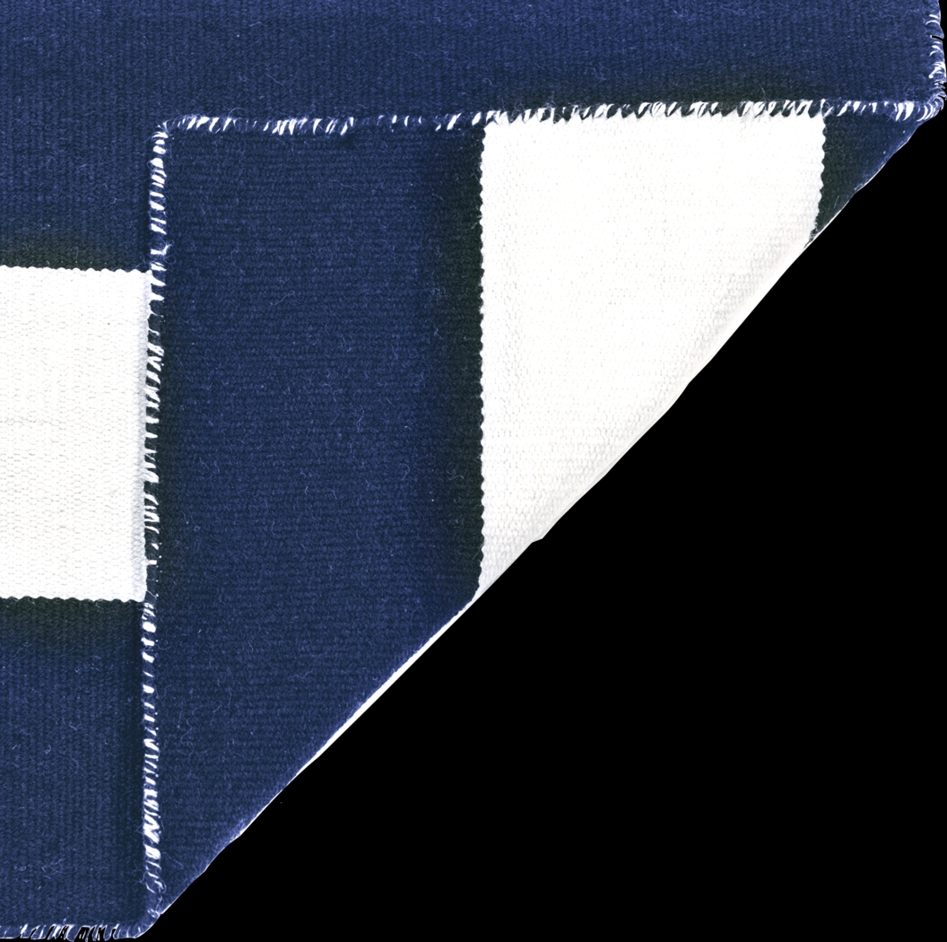 Lorahorn Navy 5' x 7'6 Indoor/Outdoor Rug - Thumbnail - Image 5