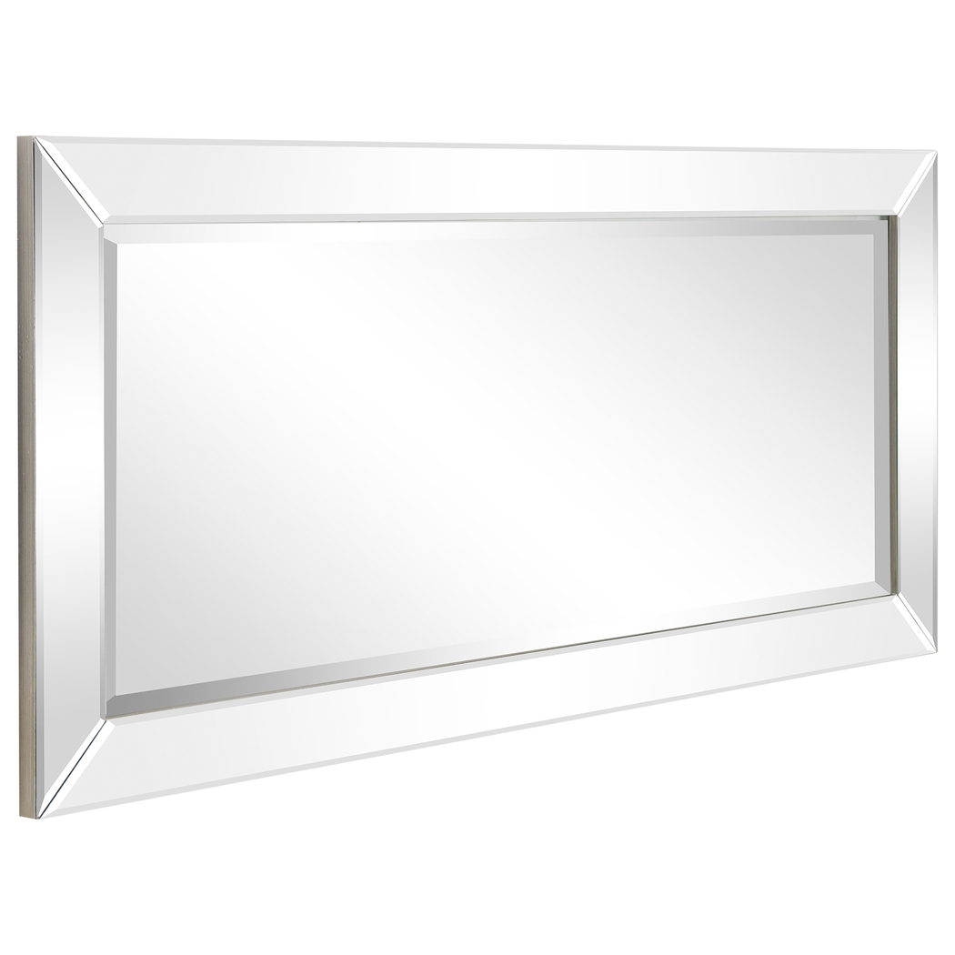 Lorai Silver Rectangular Small Mirror - Thumbnail - Image 4