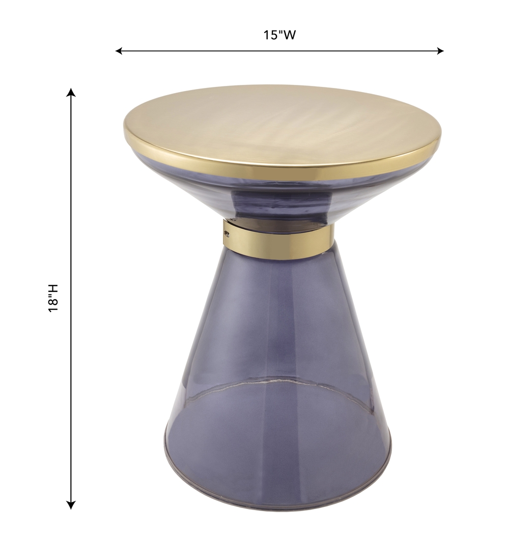 Loralin Blue Accent Table - Thumbnail - Image 5