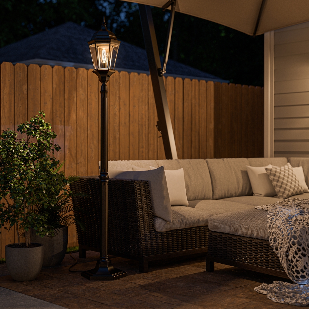 Lorane Sea Black Floor Lamp - Thumbnail - Image 7