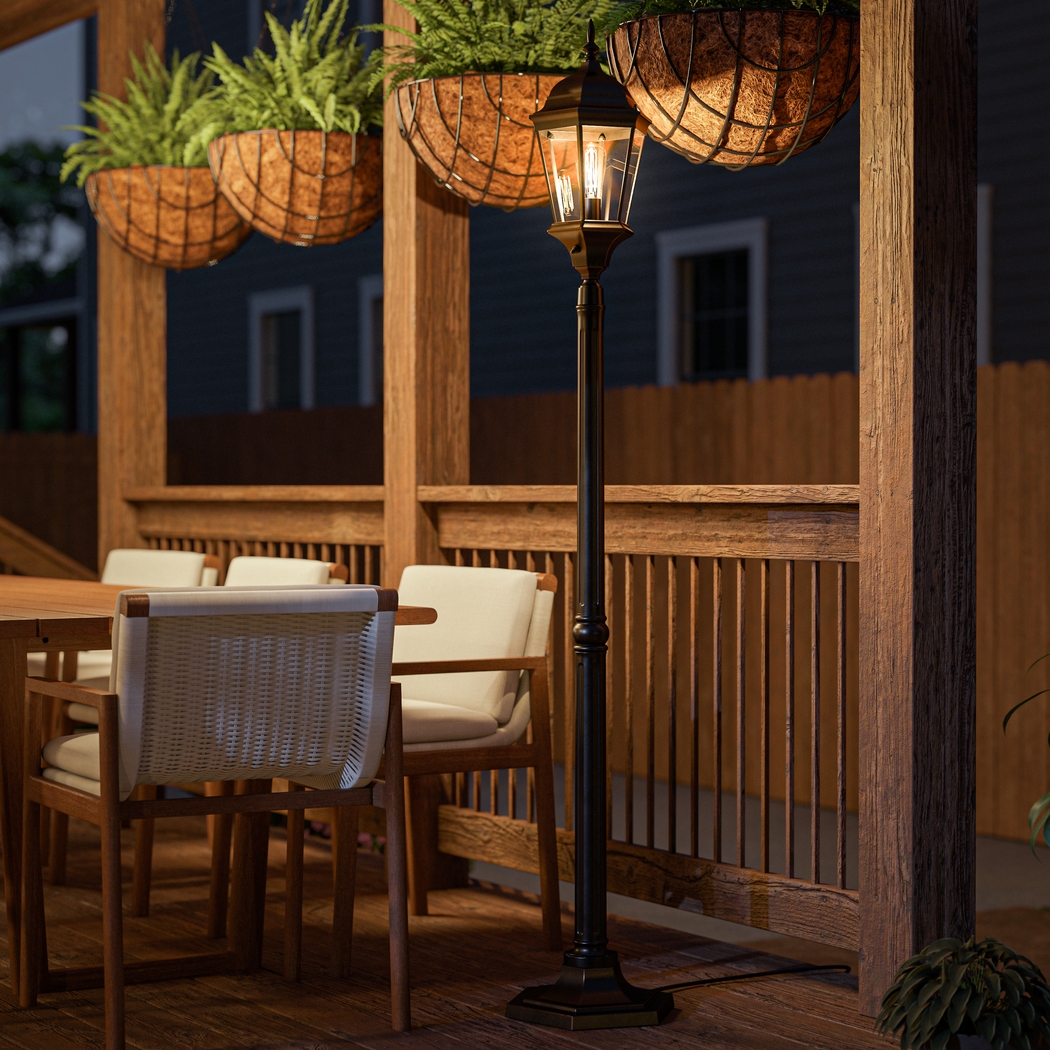 Lorane Sea Black Floor Lamp - Thumbnail - Image 8