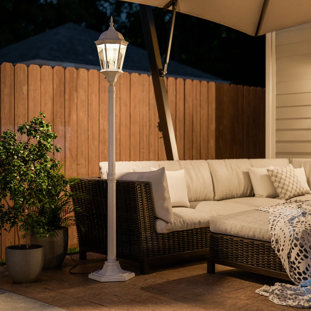 Lorane Sea White Floor Lamp - Thumbnail - Image 7