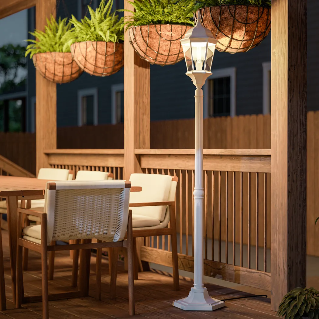 Lorane Sea White Floor Lamp - Thumbnail - Image 8