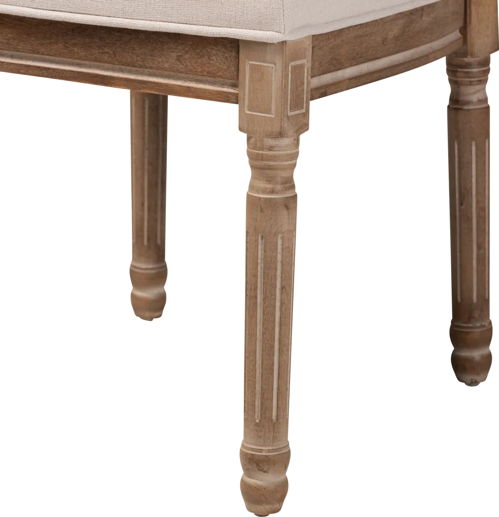 Loranne II Beige Dining Chair, Set of 2 - Thumbnail - Image 5