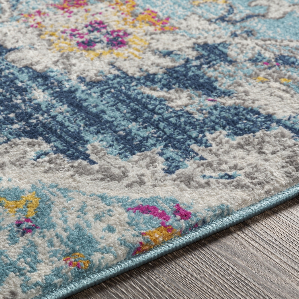 Loransa I Blue 5'3 x 7'1 Rug - Thumbnail - Image 7