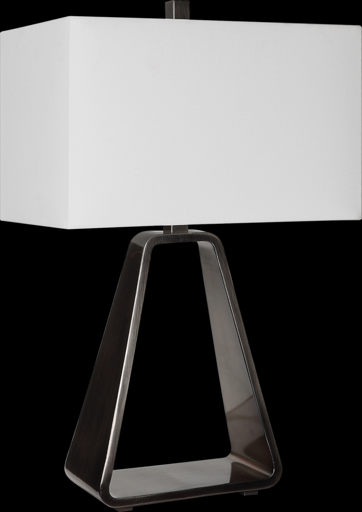 Lorca Oaks Nickel Lamp - Thumbnail - Image 1