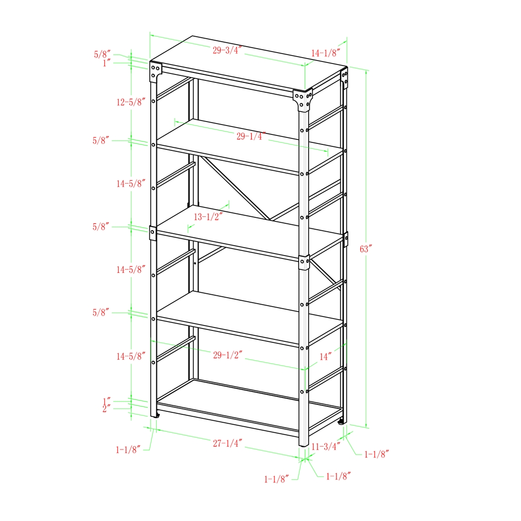 Lorcan Gray Bookcase - Thumbnail - Image 6