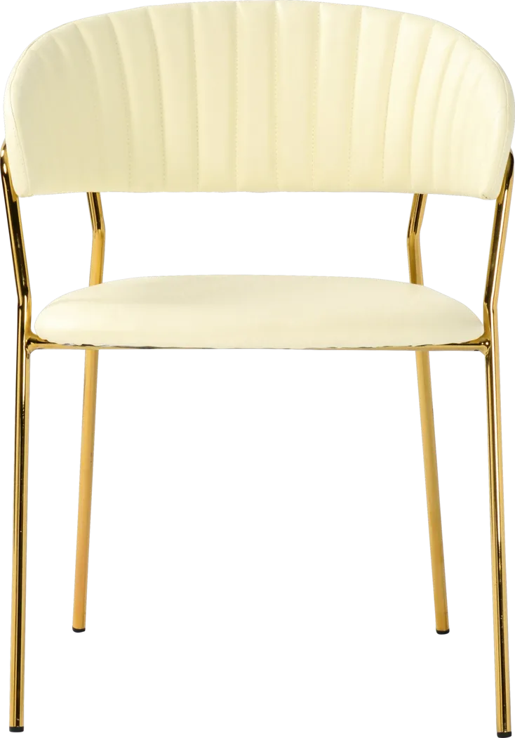 Lorean Beige Arm Chair, Set of 2 - Thumbnail - Image 2