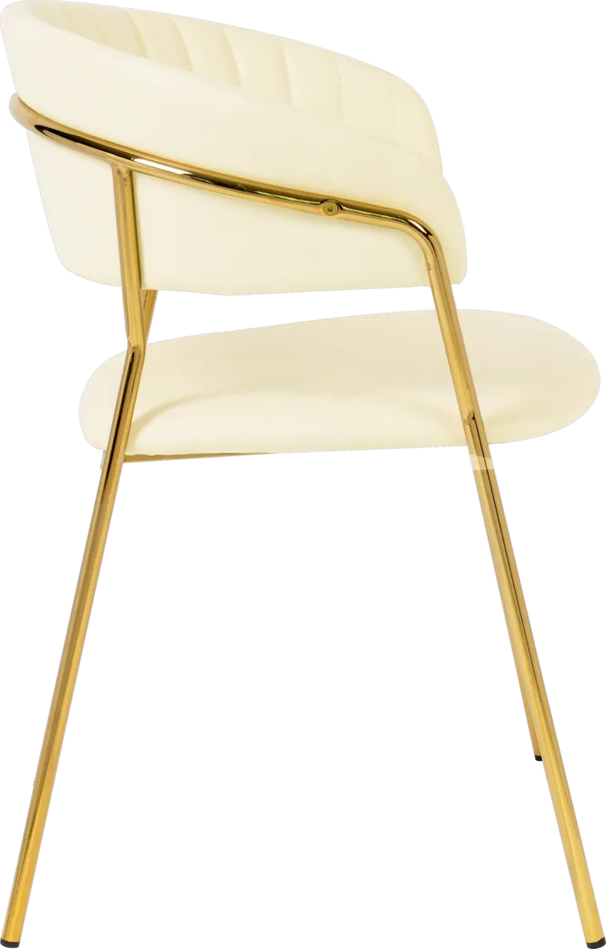 Lorean Beige Arm Chair, Set of 2 - Thumbnail - Image 3