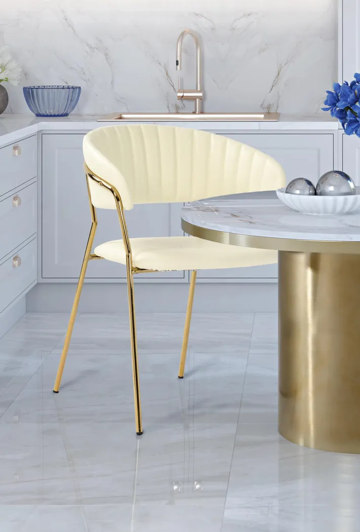 Lorean Beige Arm Chair, Set of 2 - Thumbnail - Image 7