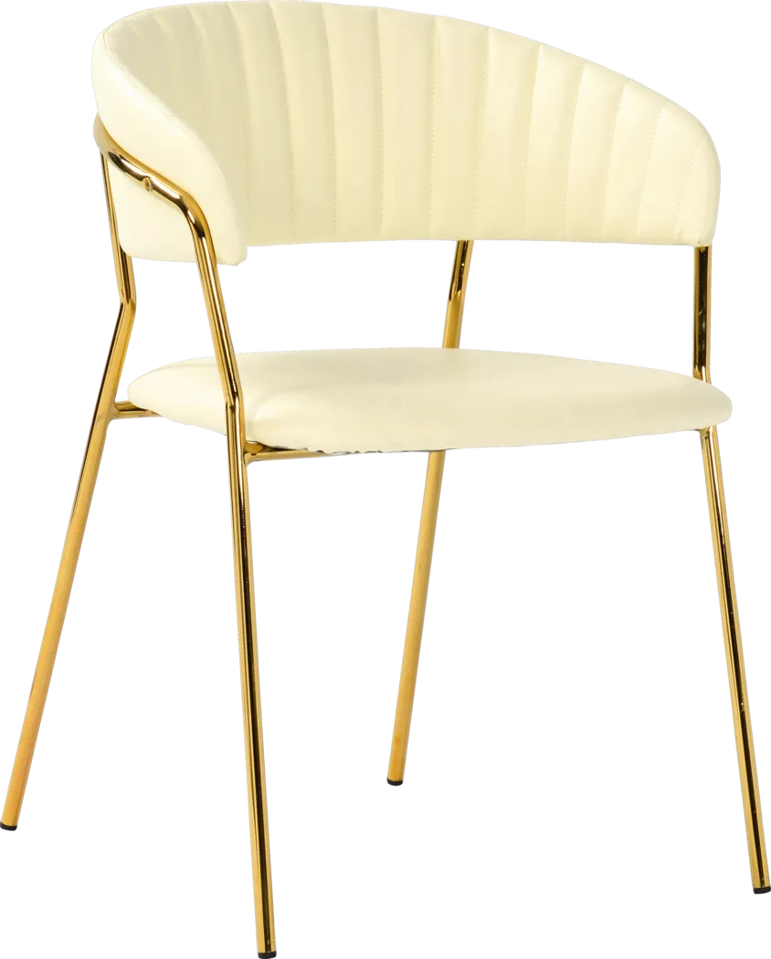 Lorean Beige Arm Chair, Set of 2 - Thumbnail - Image 1