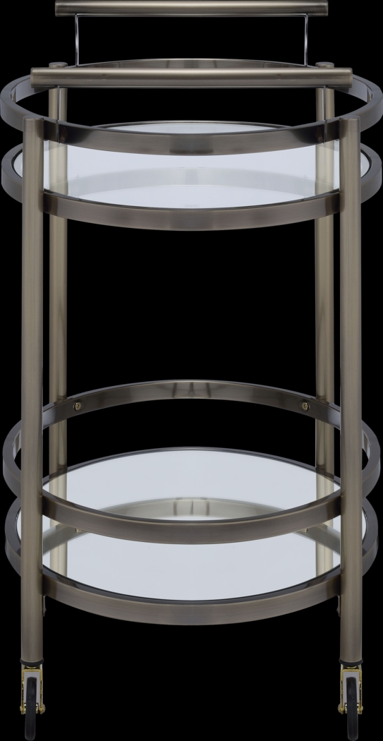 Loreen Bronze Bar Cart - Thumbnail - Image 3
