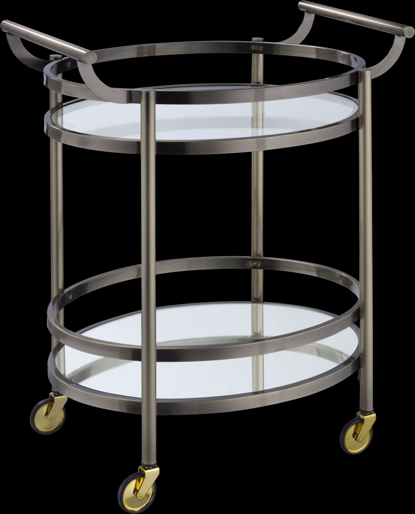 Loreen Bronze Bar Cart - Thumbnail - Image 1