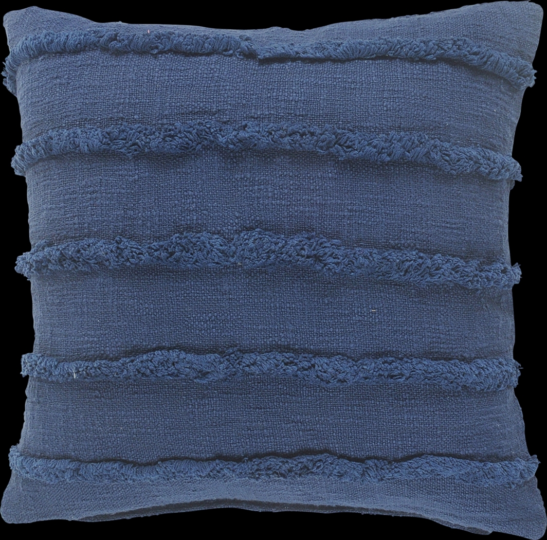 Lorelina Dark Blue Accent Pillow Set of 2 - Thumbnail - Image 4