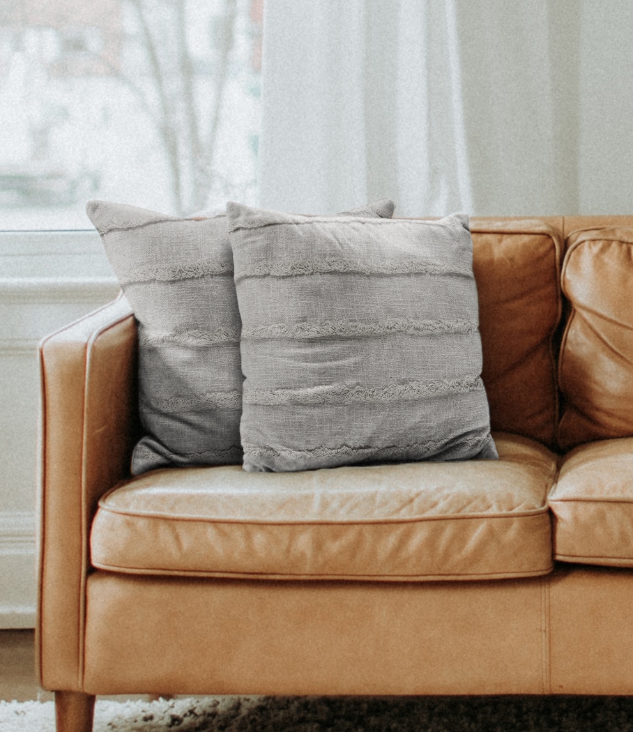 Lorelina Gray Accent Pillow Set of 2 - Thumbnail - Image 4