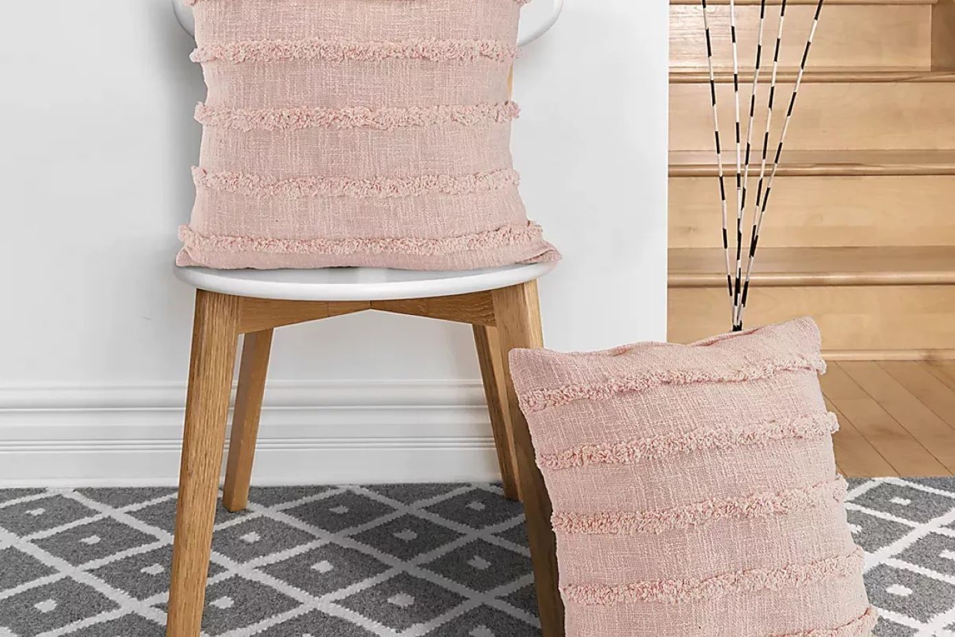 Lorelina Pink Accent Pillow Set of 2