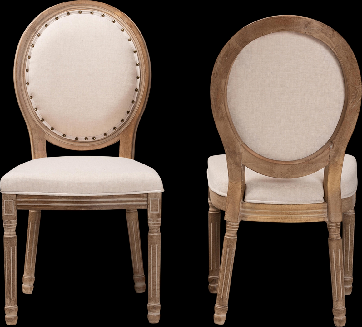 Lorellan I Beige Dining Chair, Set of 2 - Thumbnail - Image 2