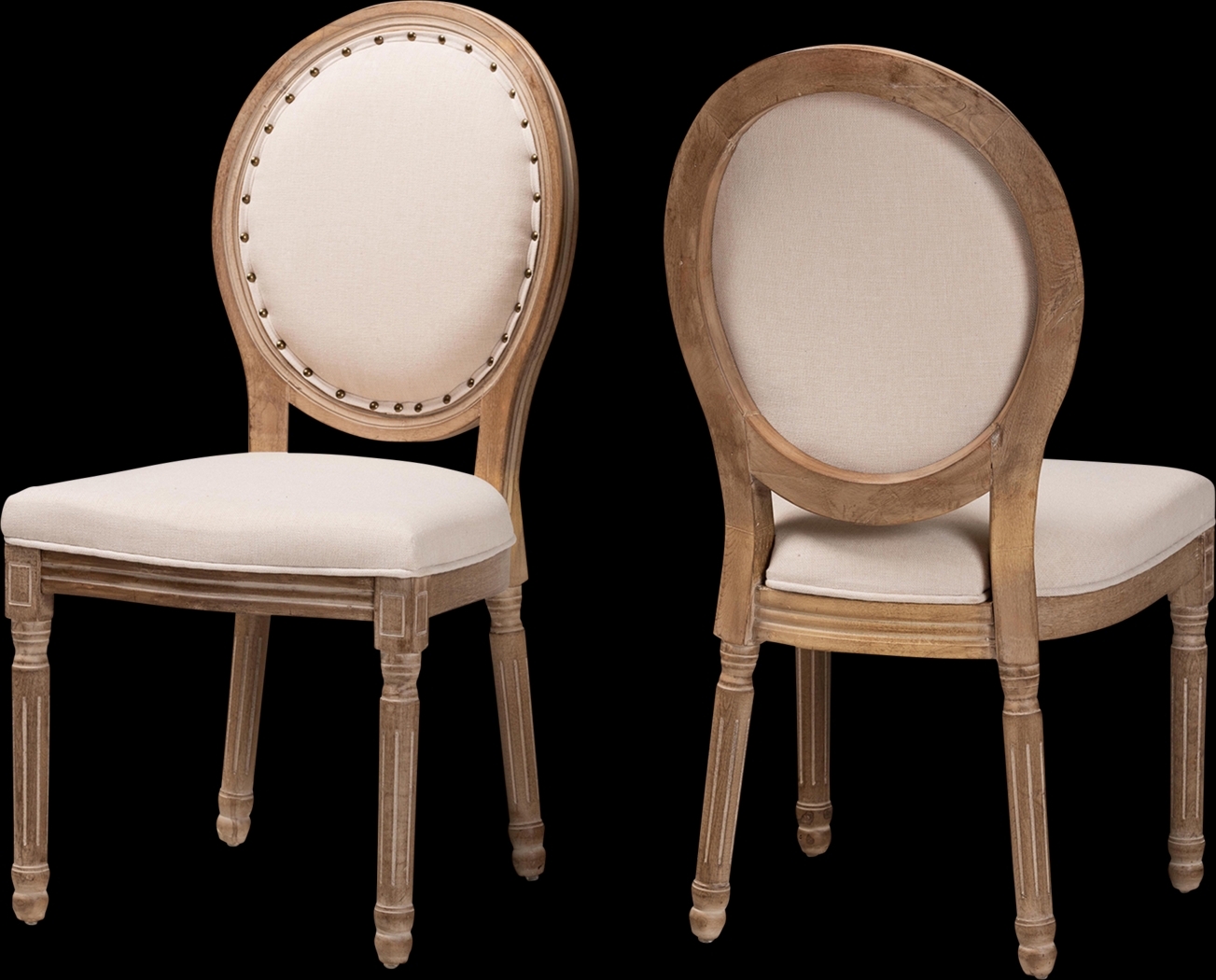 Lorellan I Beige Dining Chair, Set of 2 - Thumbnail - Image 1