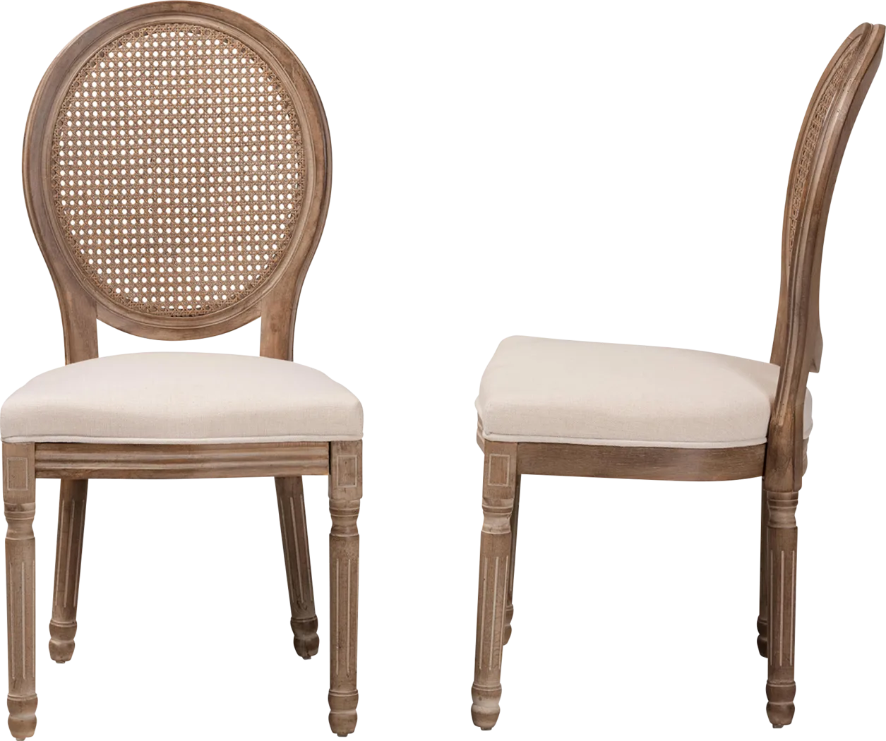 Lorellan II Beige Dining Chair, Set of 2 - Thumbnail - Image 3