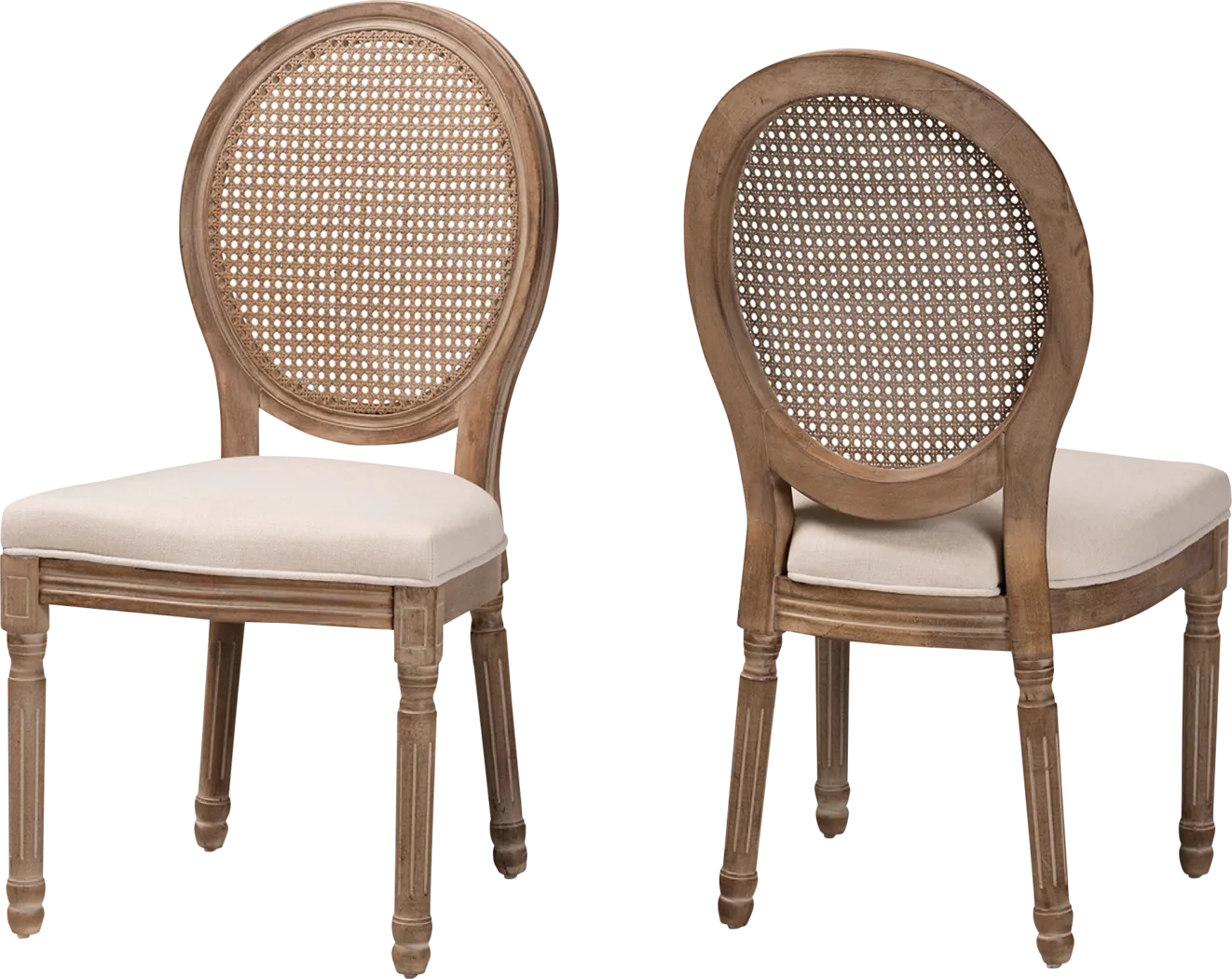 Lorellan II Beige Dining Chair, Set of 2 - Thumbnail - Image 1