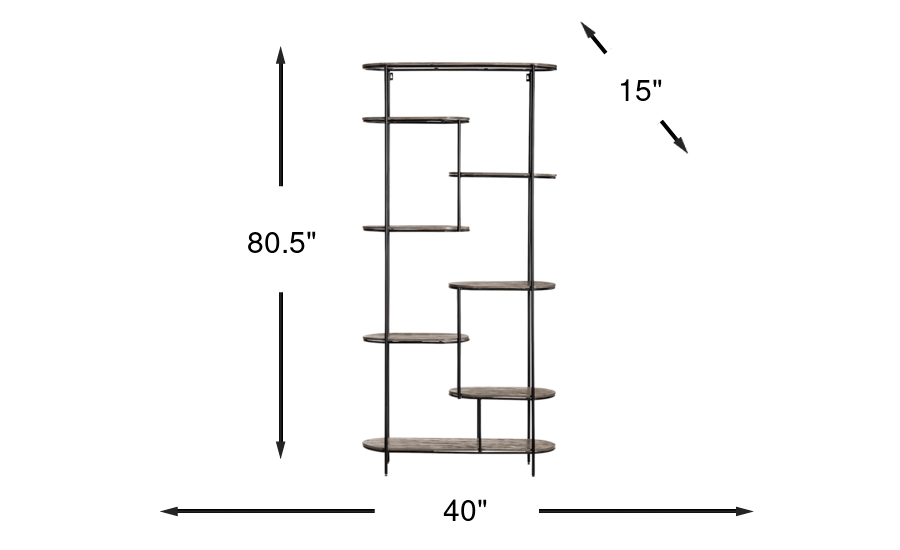 Dimension Image. Please refer to the Dimension Tab on this page for dimension details.