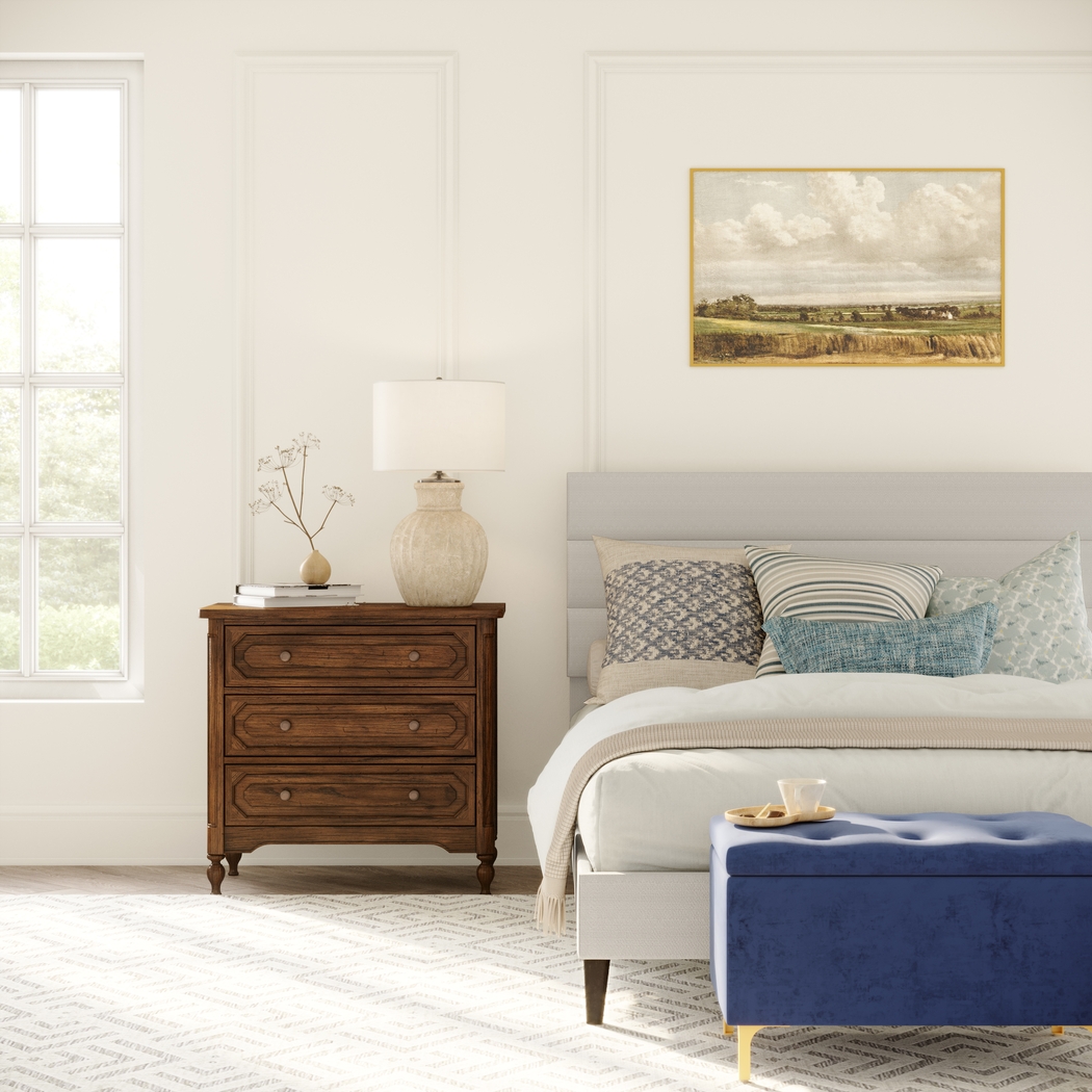 Lorenev I Blue Storage Bench - Thumbnail - Image 2