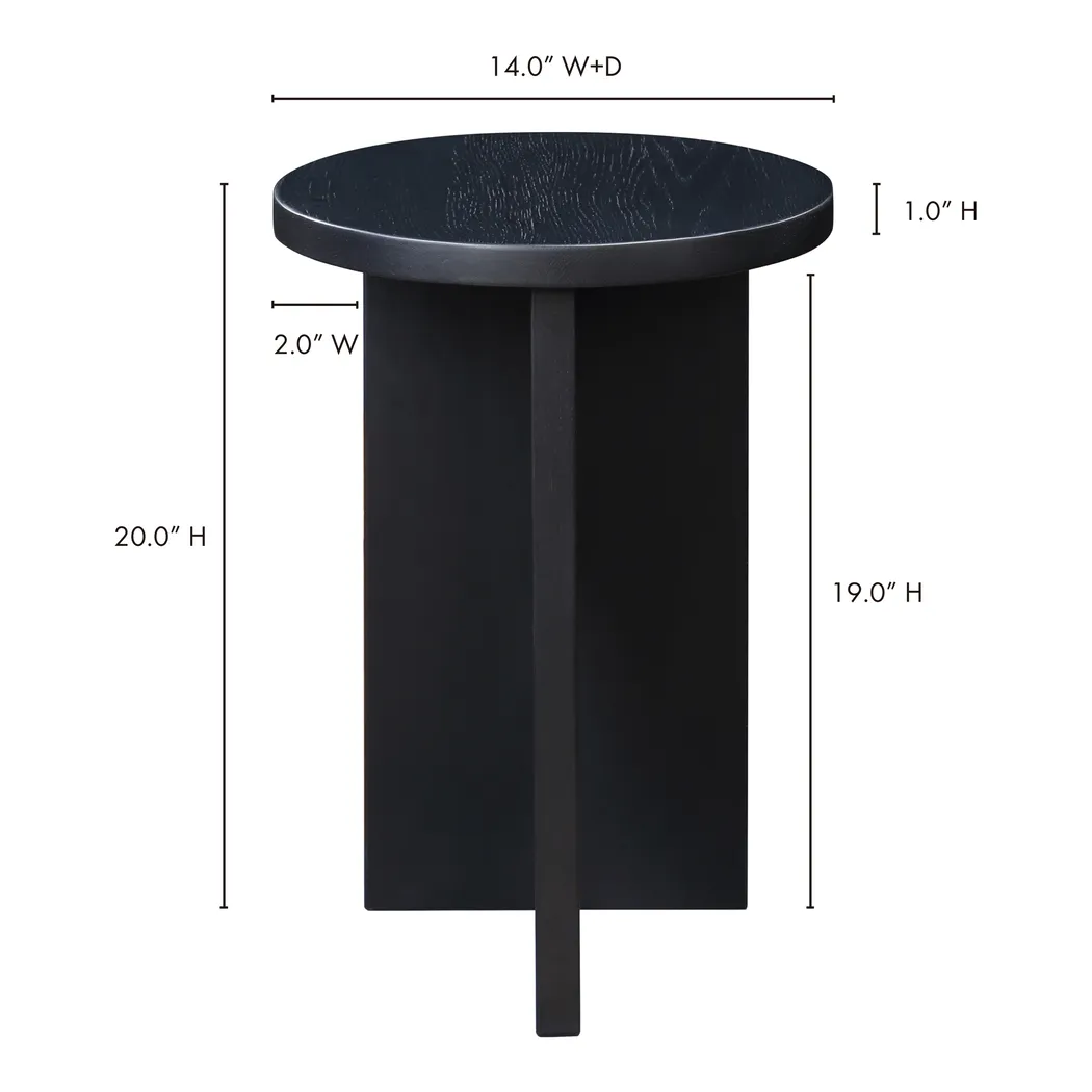 Lorent Black End Table - Thumbnail - Image 2