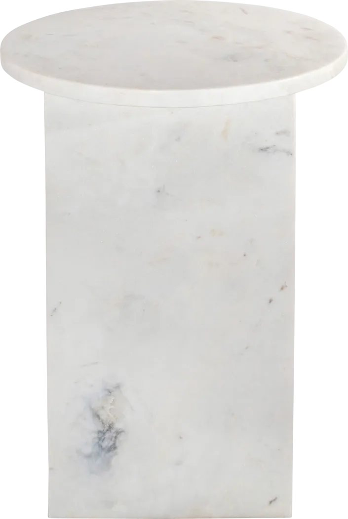 Lorent White End Table - Thumbnail - Image 5