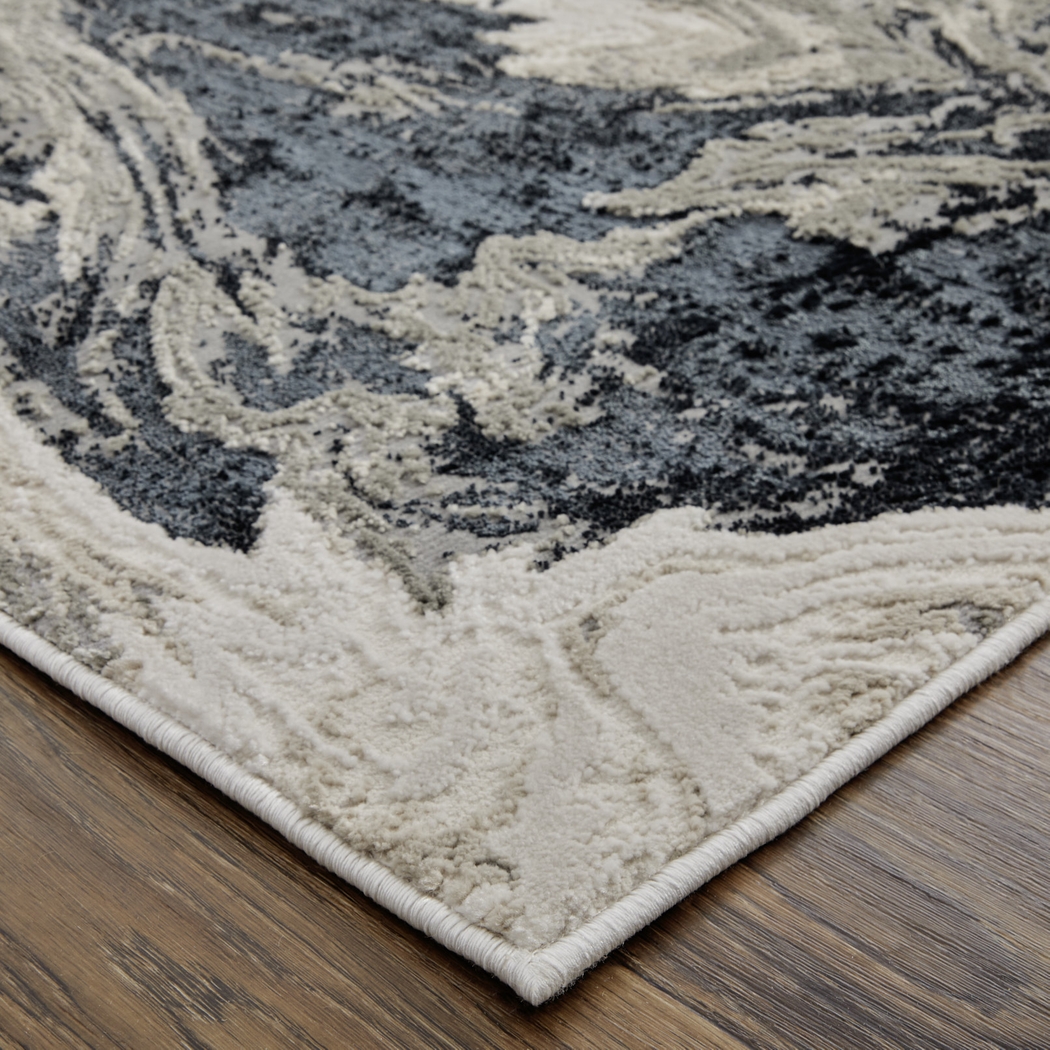 Lorera Ivory/Black 5' x 8' Rug - Thumbnail - Image 10